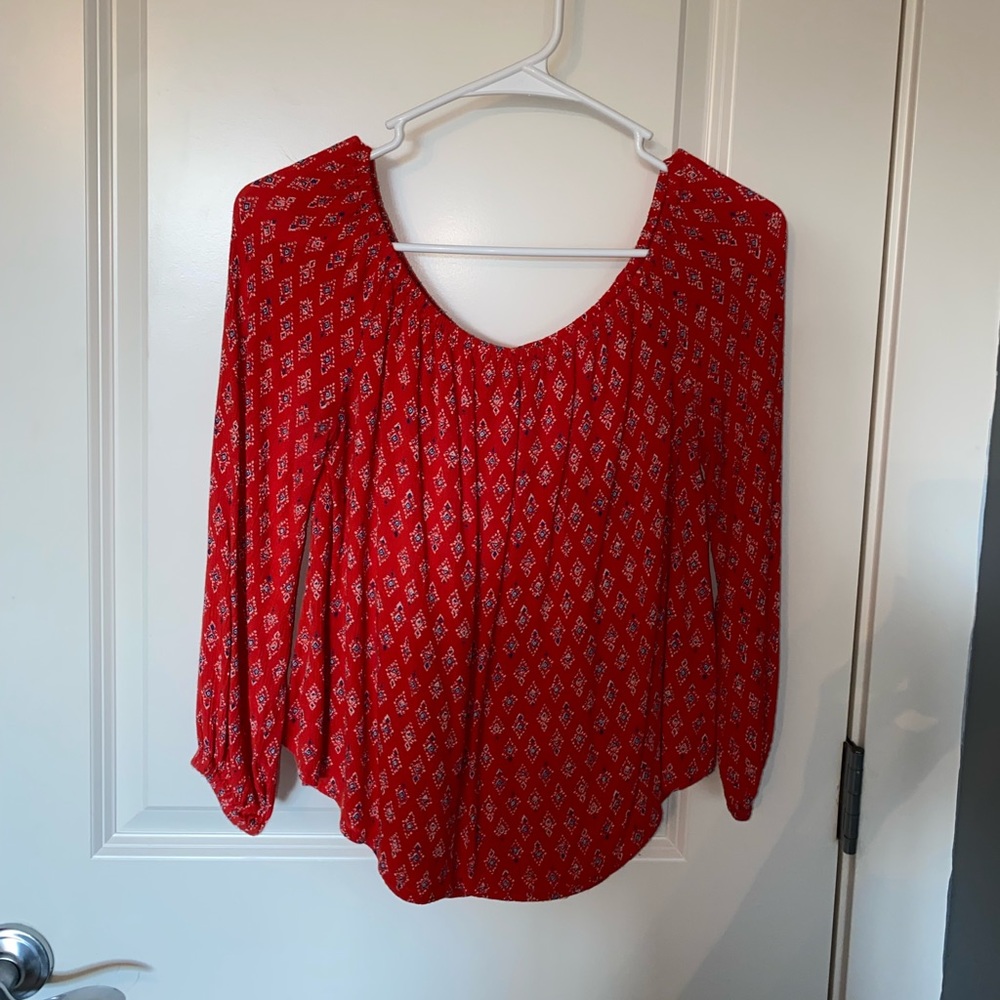 Red BillaBong long sleeve shirt